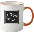 11 oz. | Orange Trim Heartland Mug